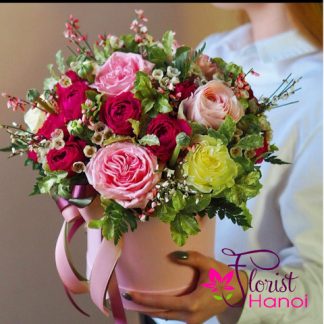 Flowers in beautiful Baskets